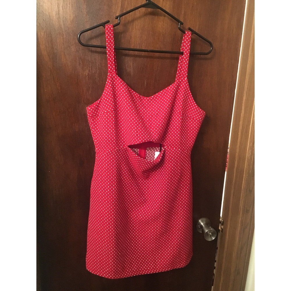 NWT red polka dot Sage dress